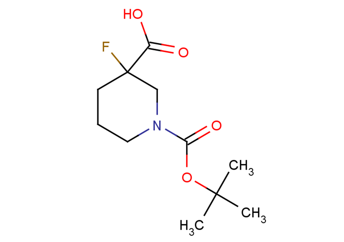 1-[(tert-butoxy)carbonyl]-3-fluoropiperidine-3-carboxylic acid