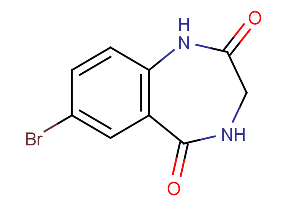 7-bromo-2,3,4,5-tetrahydro-1H-1,4-benzodiazepine-2,5-dione