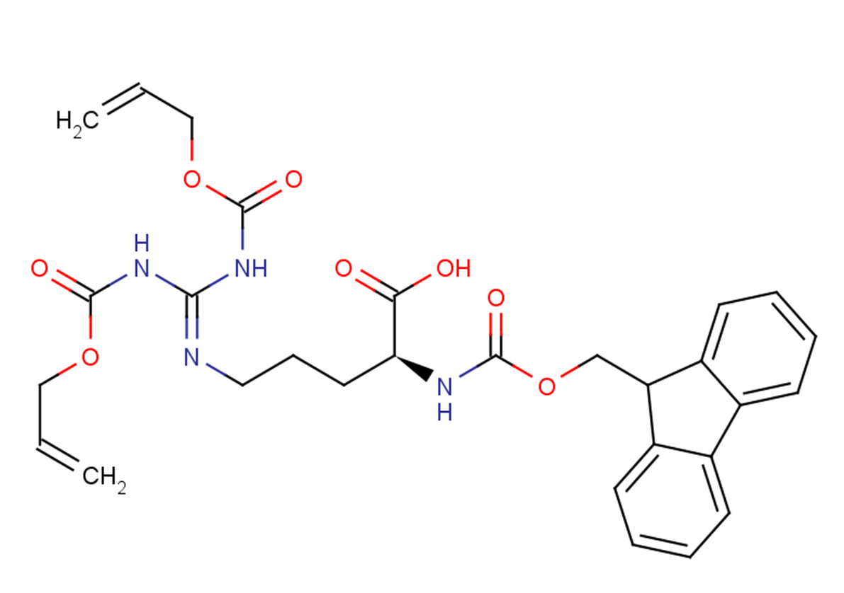 (2S)-5-{[bis({[(prop-2-en-1-yloxy)carbonyl]amino})methylidene]amino}-2-{[(9H-fluoren-9-ylmethoxy)carbonyl]amino}pentanoic acid