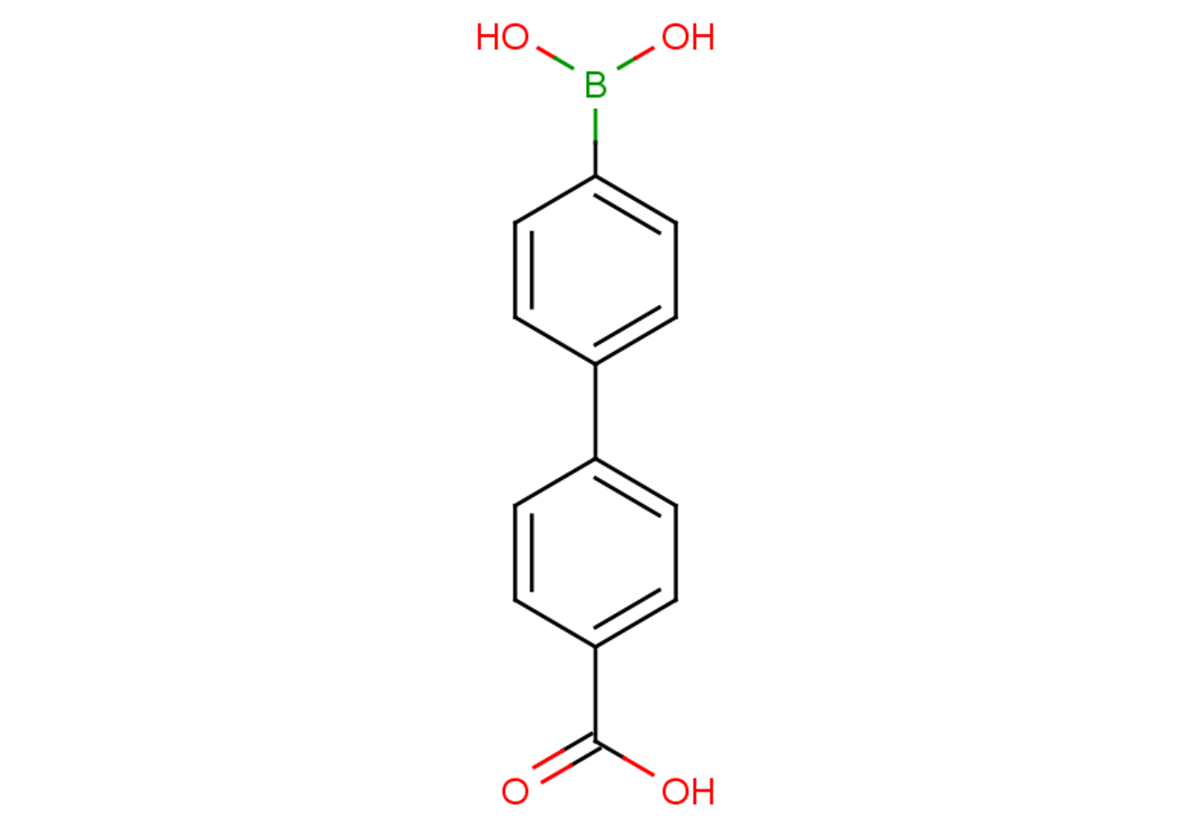 4-[4-(dihydroxyboranyl)phenyl]benzoic acid