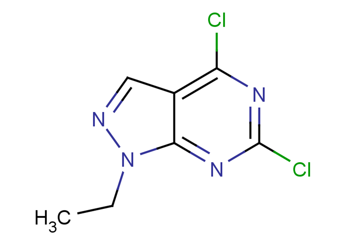 4,6-dichloro-1-ethyl-1H-pyrazolo[3,4-d]pyrimidine