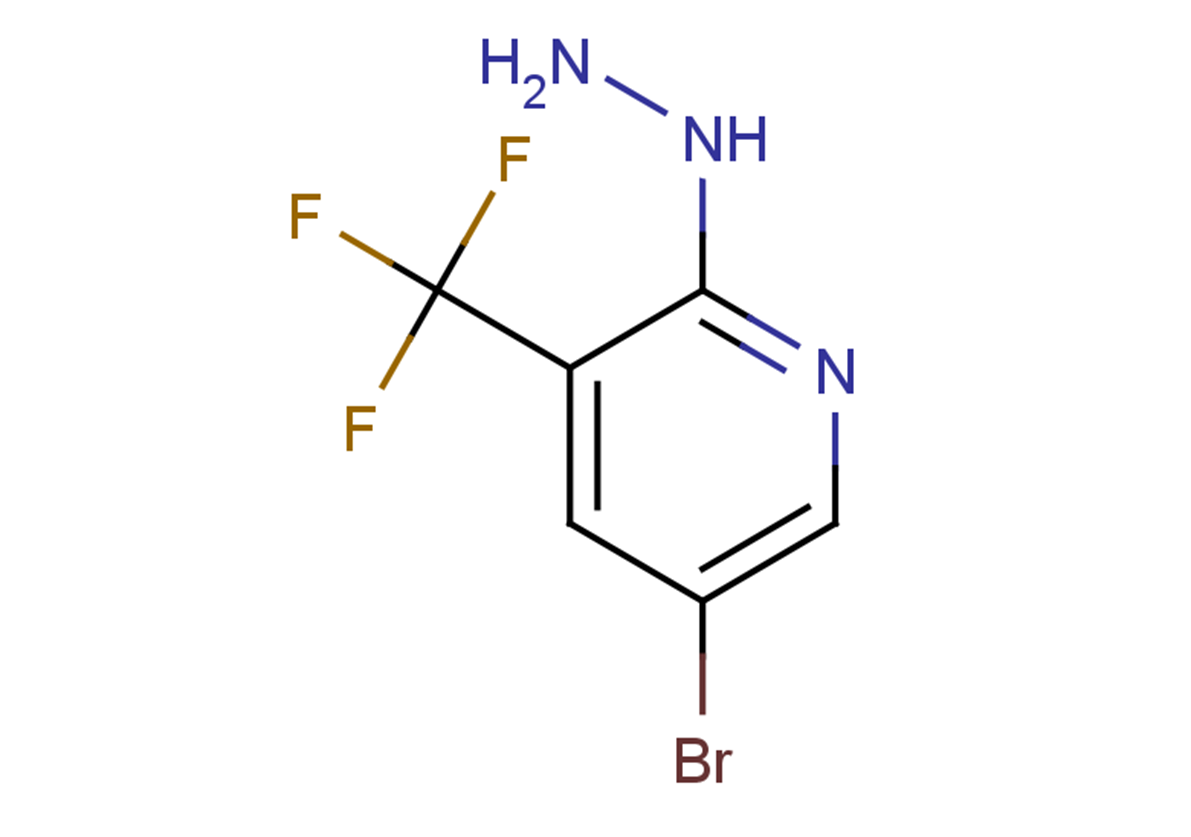 5-bromo-2-hydrazinyl-3-(trifluoromethyl)pyridine