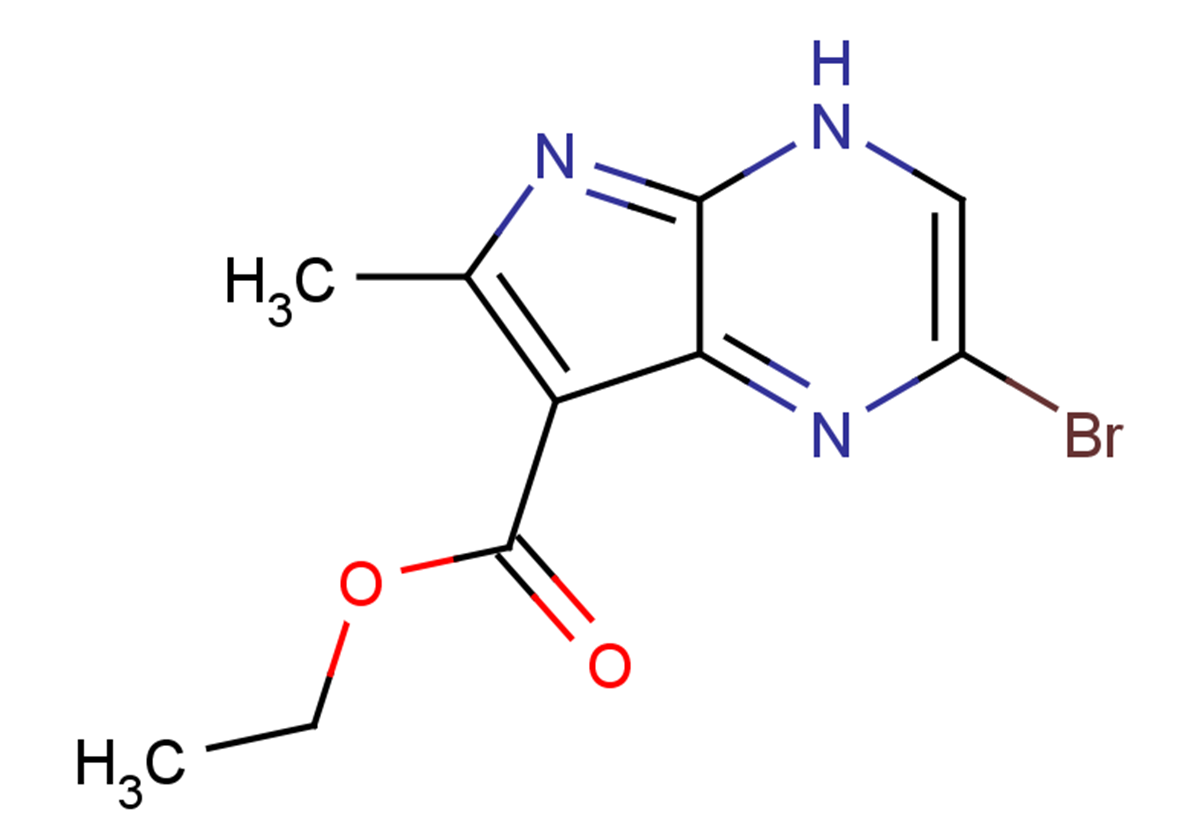ethyl 2-bromo-6-methyl-4H-pyrrolo[2,3-b]pyrazine-7-carboxylate