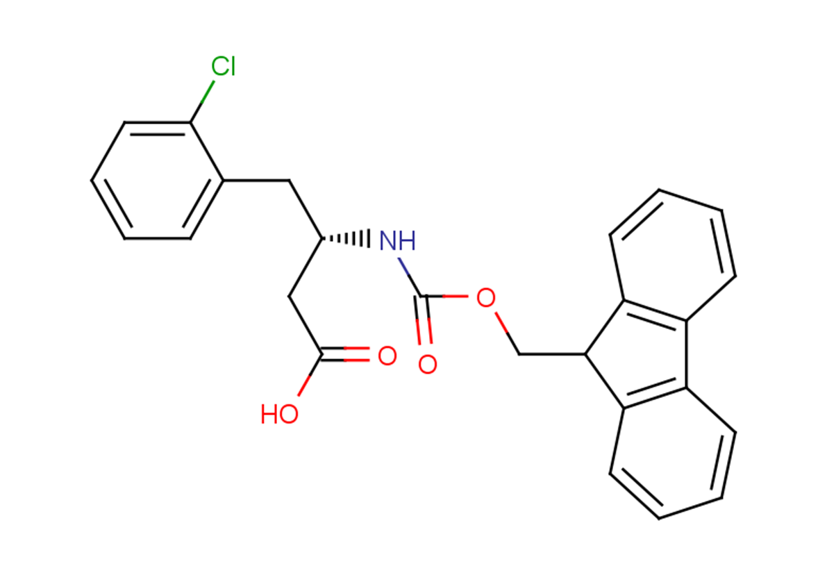 (3S)-4-(2-chlorophenyl)-3-{[(9H-fluoren-9-ylmethoxy)carbonyl]amino}butanoic acid