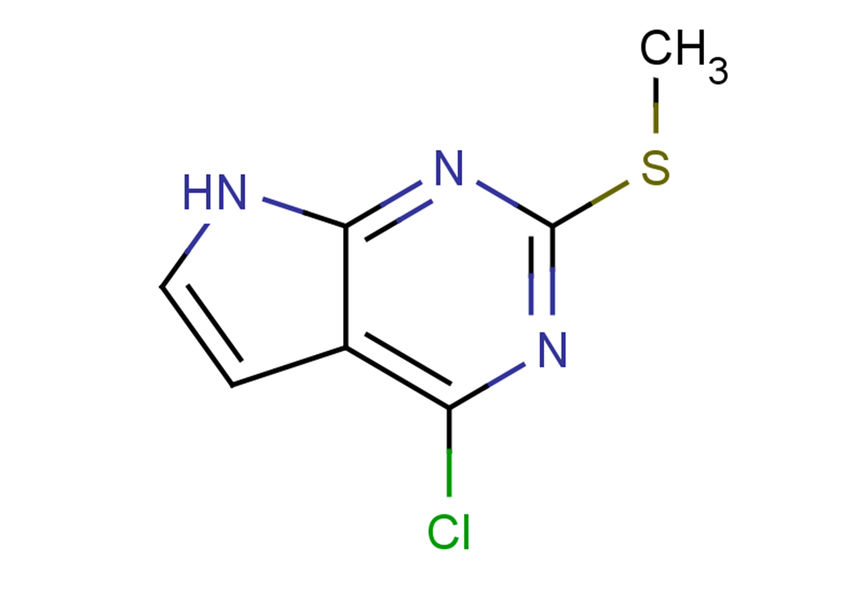 4-chloro-2-(methylsulfanyl)-7H-pyrrolo[2,3-d]pyrimidine