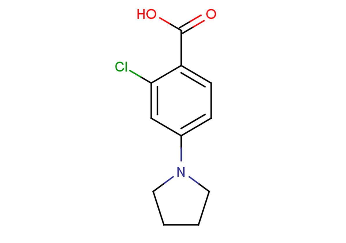 2-chloro-4-(pyrrolidin-1-yl)benzoic acid