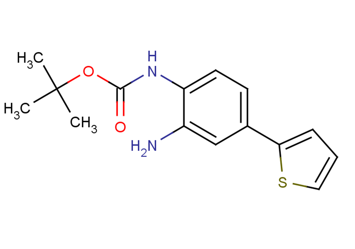 tert-butyl N-[2-amino-4-(thiophen-2-yl)phenyl]carbamate