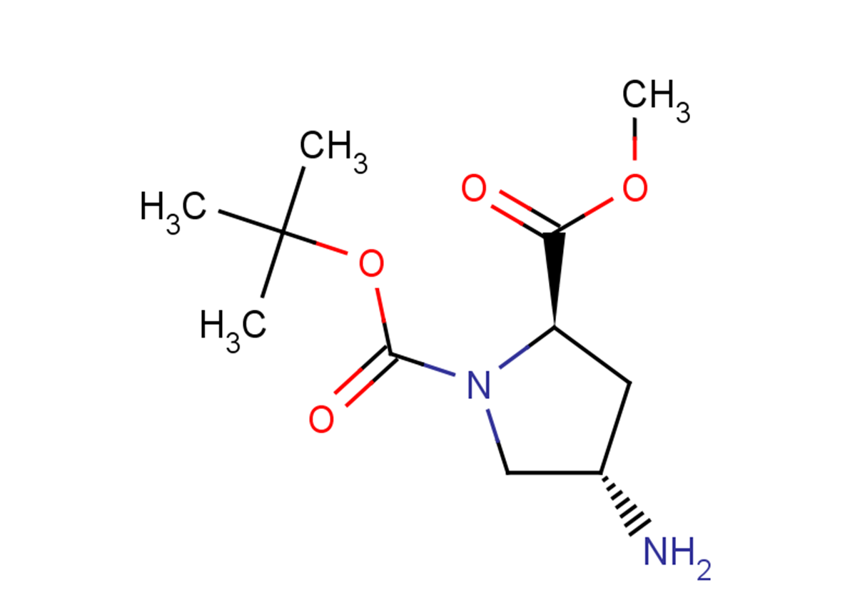 1-tert-butyl 2-methyl (2R,4S)-4-aminopyrrolidine-1,2-dicarboxylate