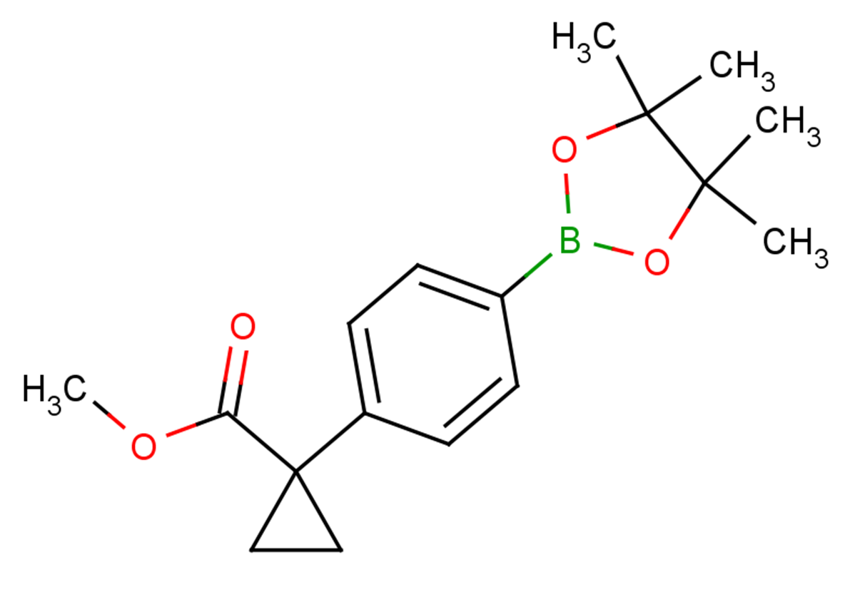methyl 1-[4-(4,4,5,5-tetramethyl-1,3,2-dioxaborolan-2-yl)phenyl]cyclopropane-1-carboxylate