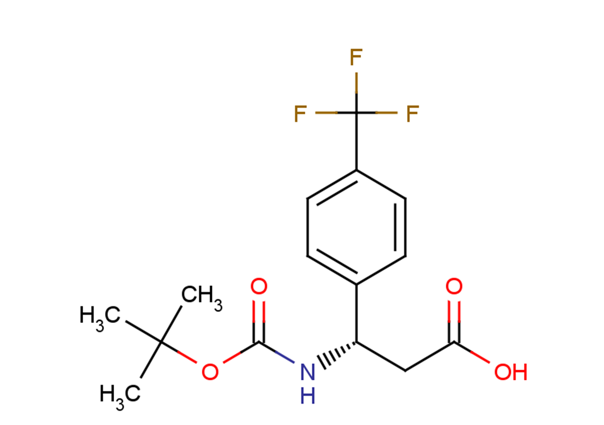 (3S)-3-{[(tert-butoxy)carbonyl]amino}-3-[4-(trifluoromethyl)phenyl]propanoic acid
