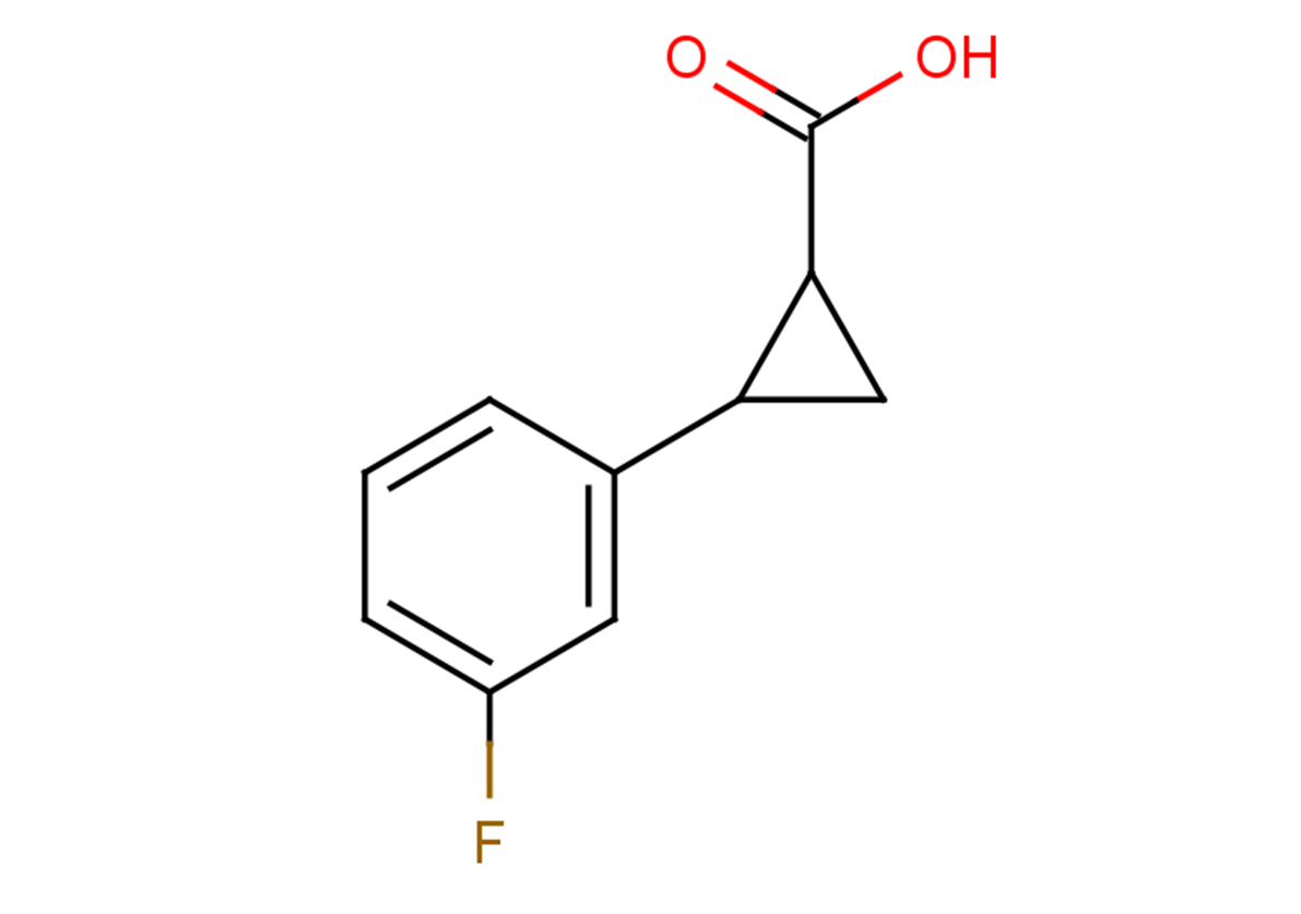 2-(3-fluorophenyl)cyclopropane-1-carboxylic acid