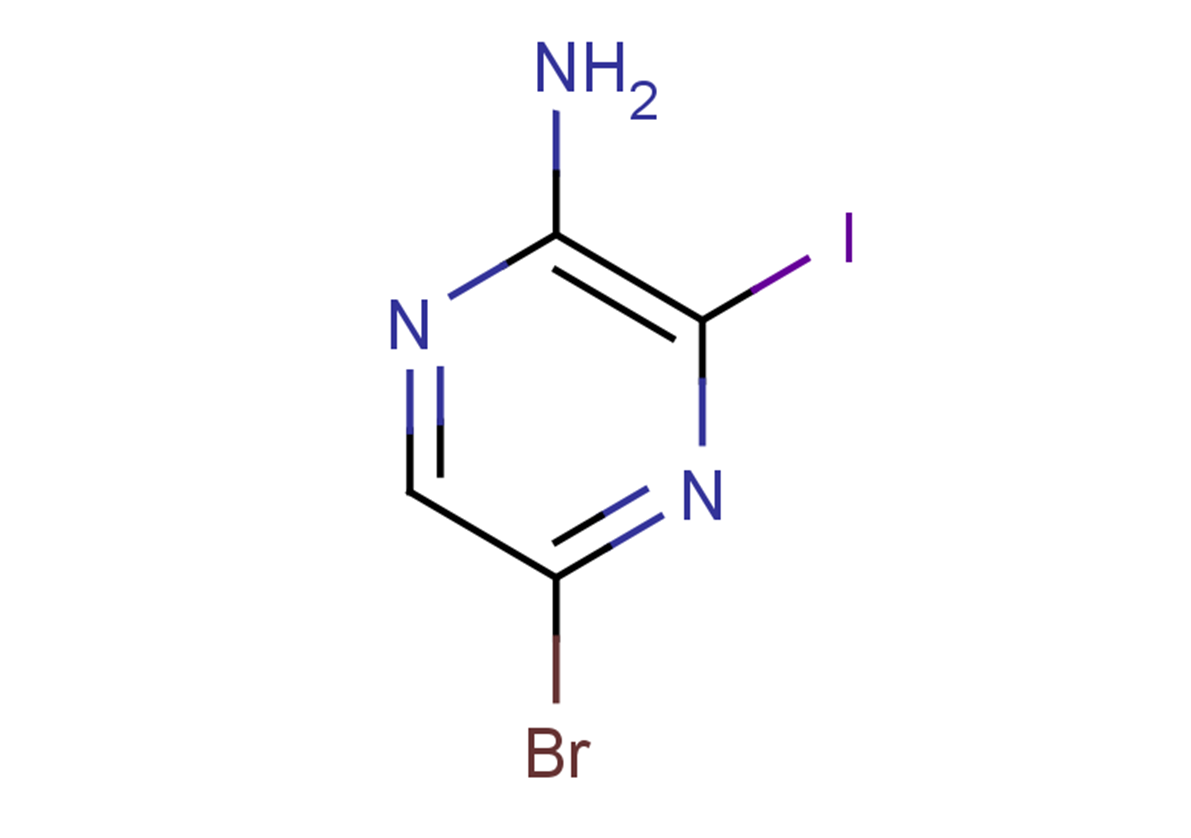 5-bromo-3-iodopyrazin-2-amine
