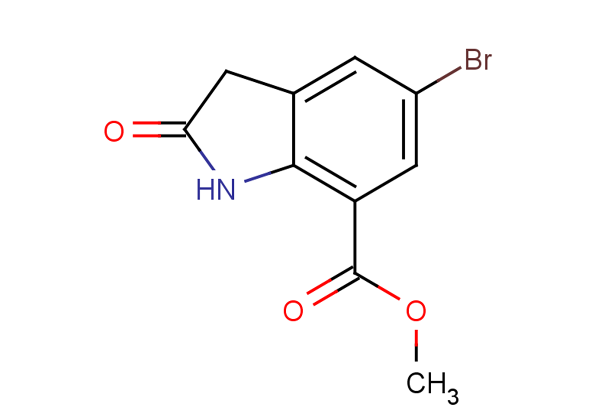 methyl 5-bromo-2-oxo-2,3-dihydro-1H-indole-7-carboxylate