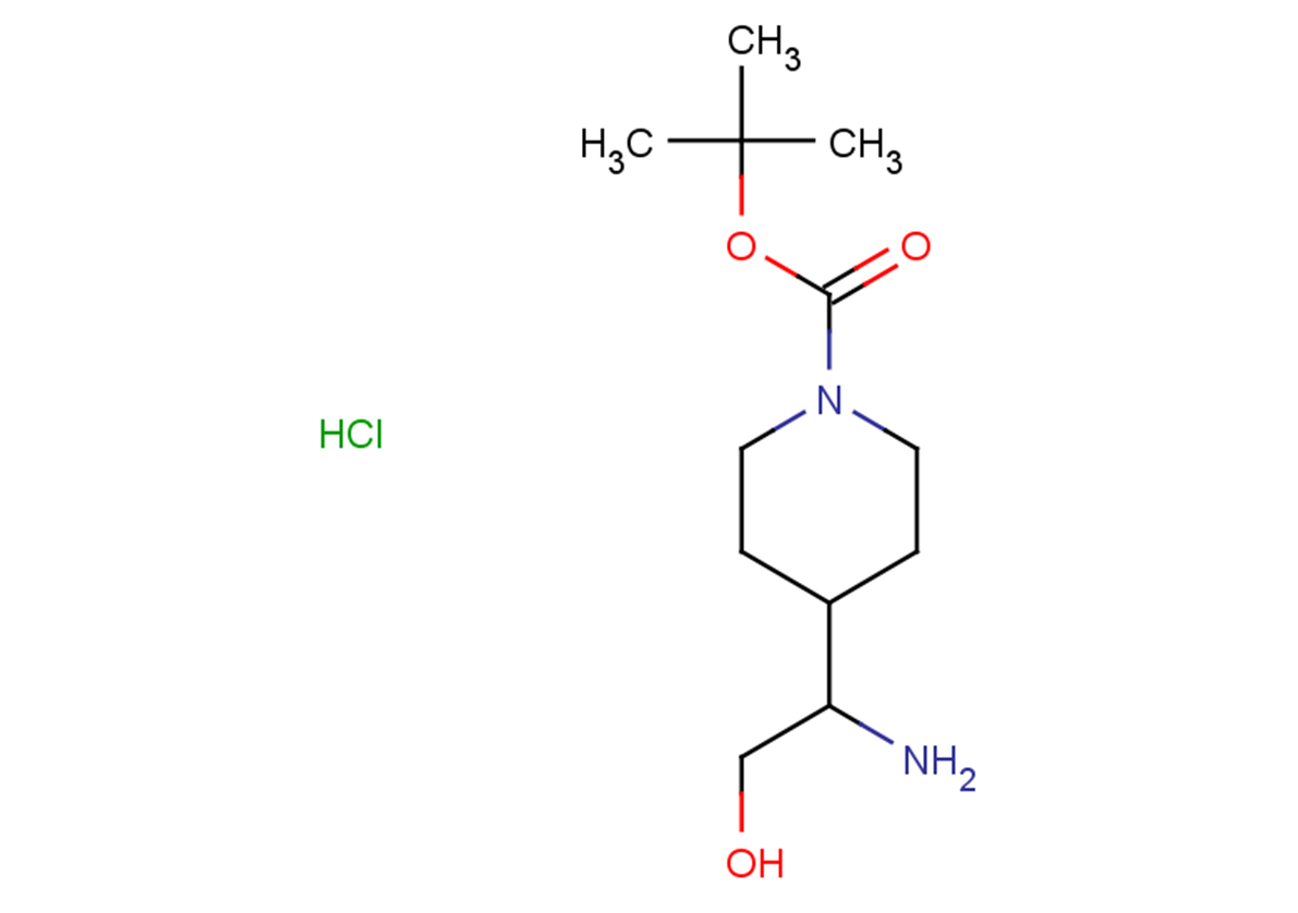 tert-butyl 4-(1-amino-2-hydroxyethyl)piperidine-1-carboxylate hydrochloride