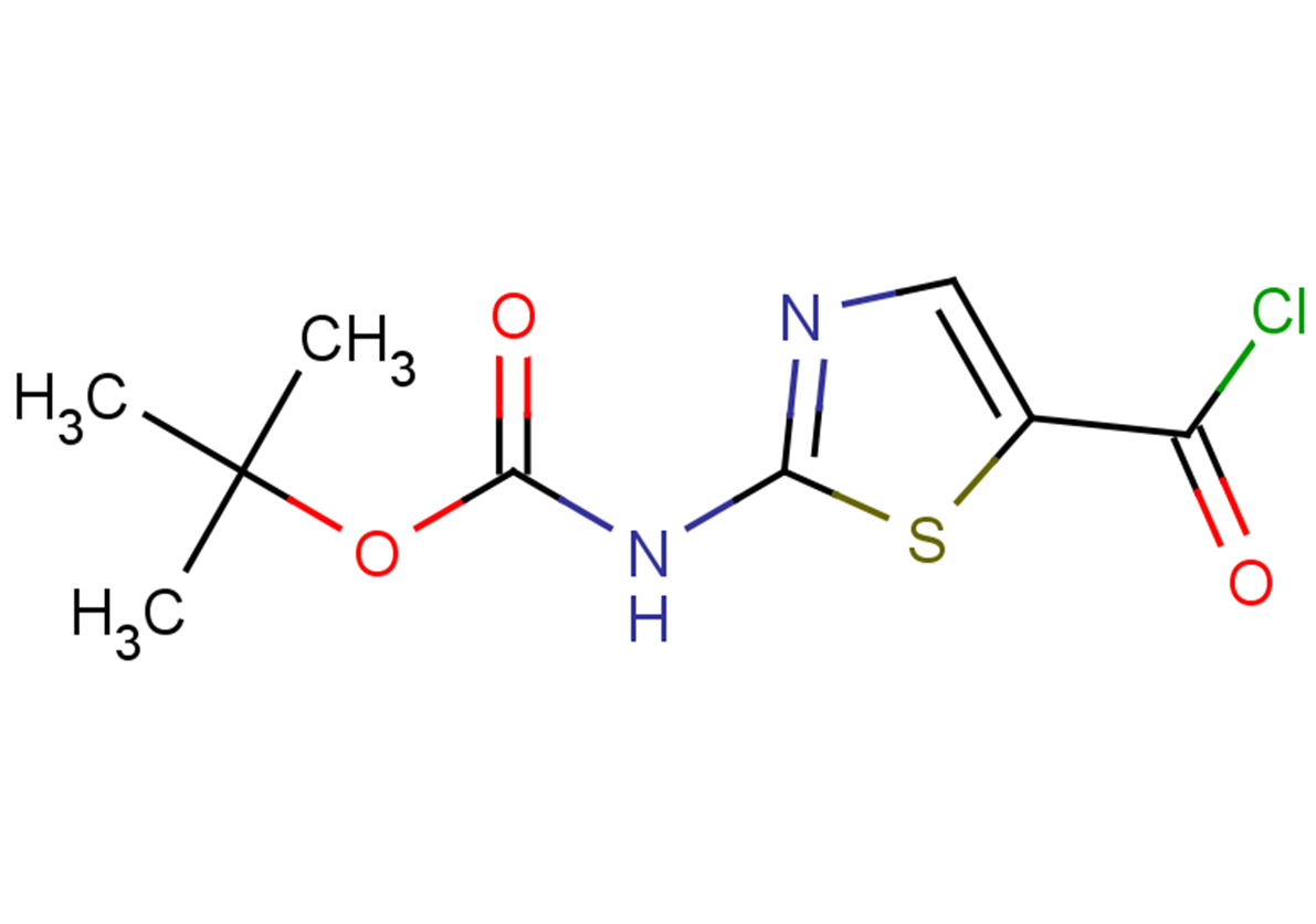 tert-butyl N-[5-(carbonochloridoyl)-1,3-thiazol-2-yl]carbamate