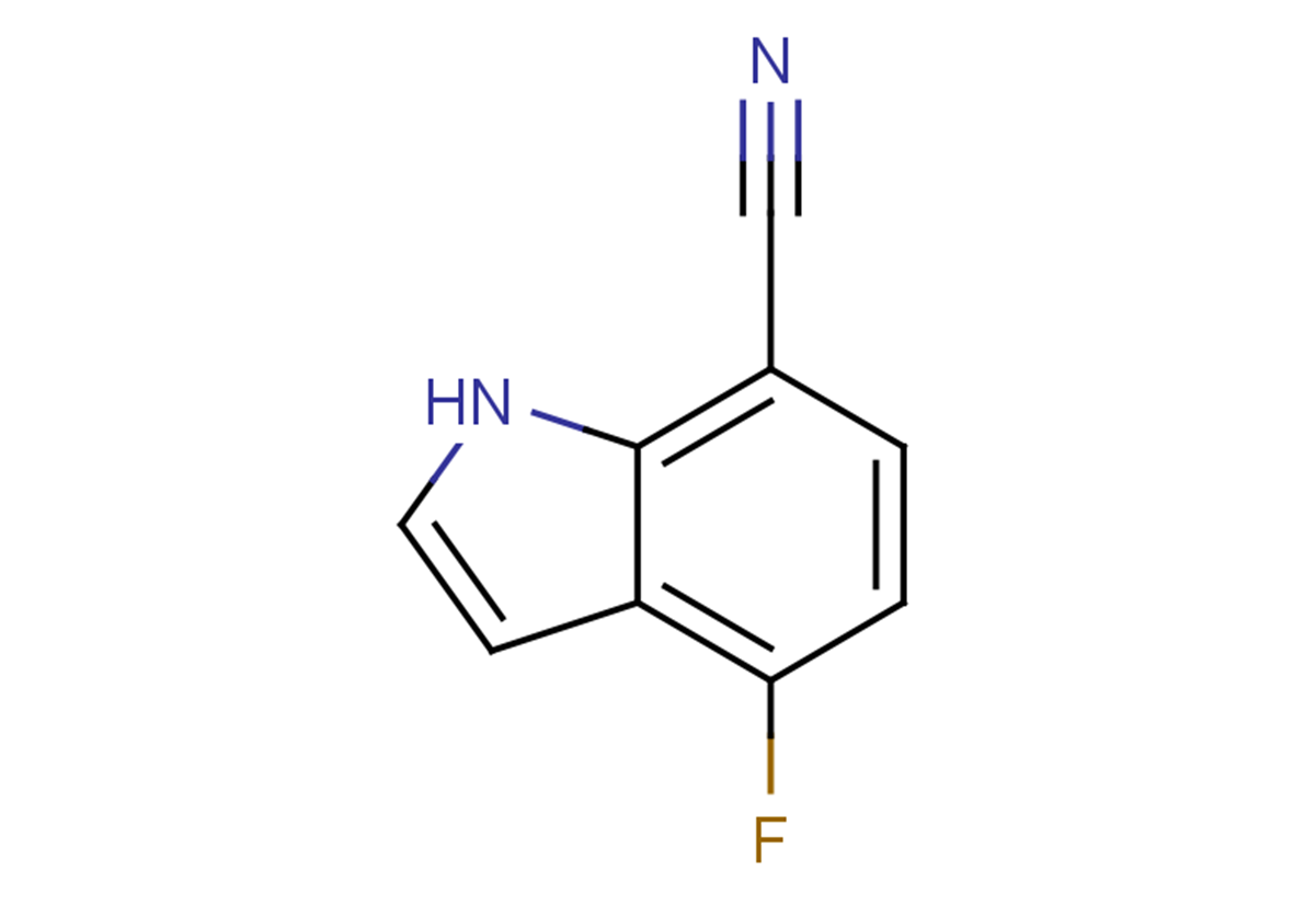 4-fluoro-1H-indole-7-carbonitrile