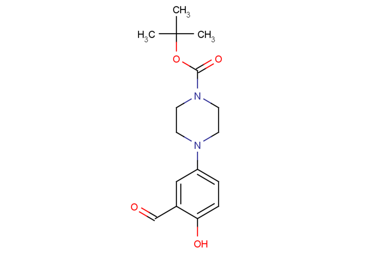 tert-butyl 4-(3-formyl-4-hydroxyphenyl)piperazine-1-carboxylate