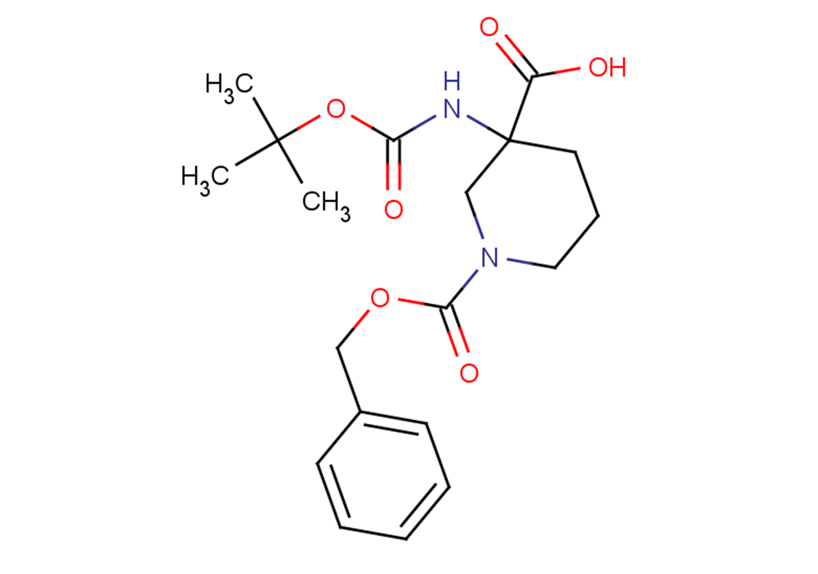 1-[(benzyloxy)carbonyl]-3-{[(tert-butoxy)carbonyl]amino}piperidine-3-carboxylic acid
