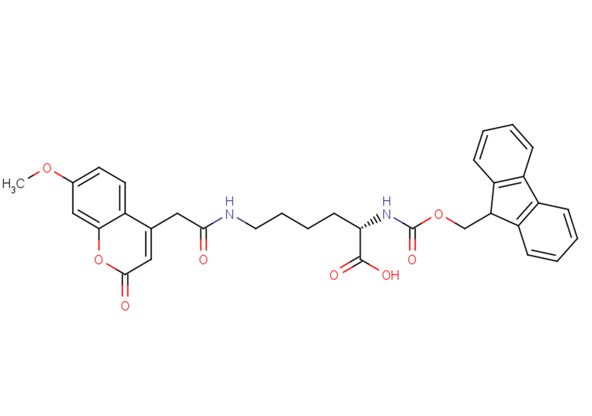 (2S)-2-{[(9H-fluoren-9-ylmethoxy)carbonyl]amino}-6-[2-(7-methoxy-2-oxo-2H-chromen-4-yl)acetamido]hexanoic acid