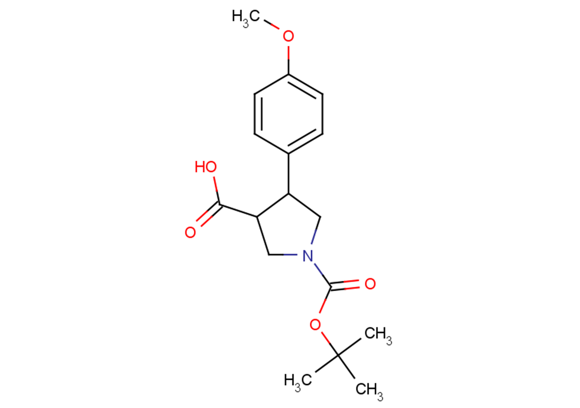 1-[(tert-butoxy)carbonyl]-4-(4-methoxyphenyl)pyrrolidine-3-carboxylic acid