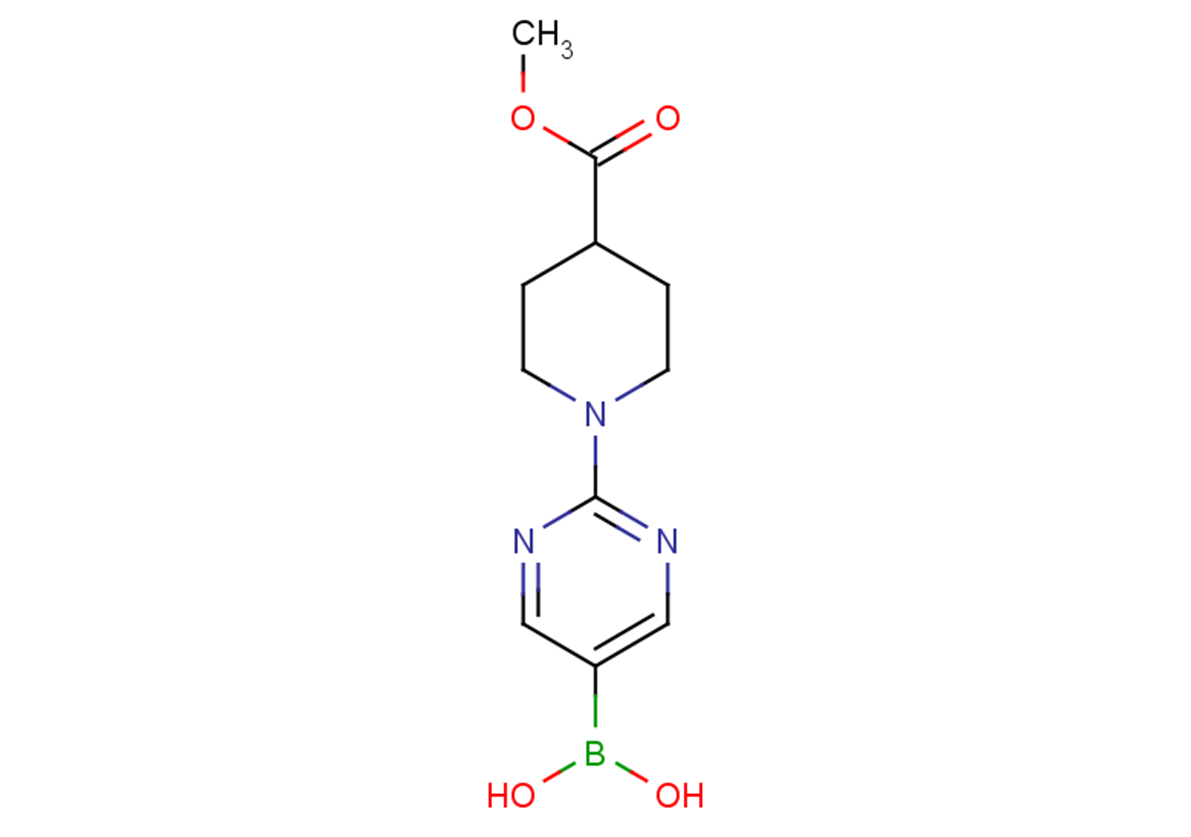 methyl 1-[5-(dihydroxyboranyl)pyrimidin-2-yl]piperidine-4-carboxylate