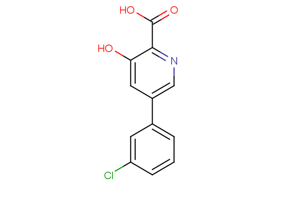 5-(3-chlorophenyl)-3-hydroxypyridine-2-carboxylic acid