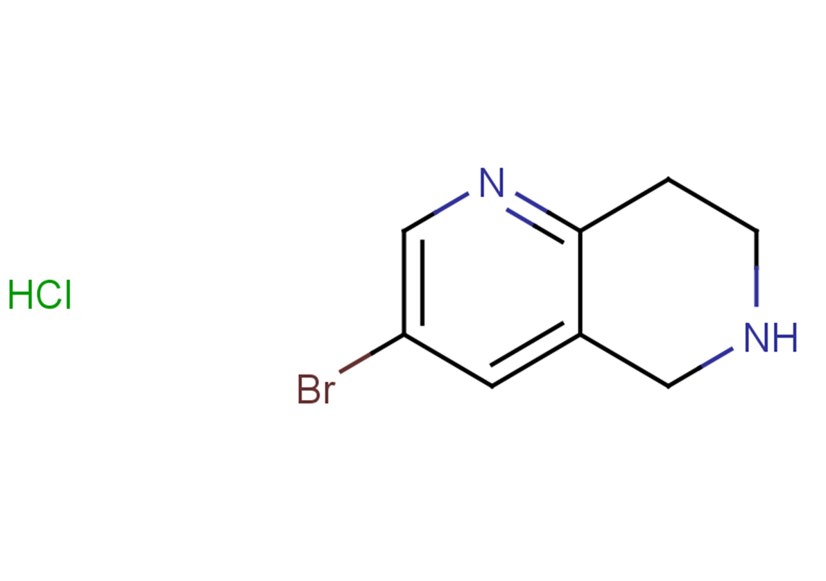 3-bromo-5,6,7,8-tetrahydro-1,6-naphthyridine hydrochloride