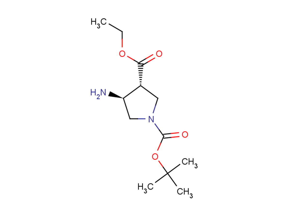 1-tert-butyl 3-ethyl (3R,4S)-4-aminopyrrolidine-1,3-dicarboxylate