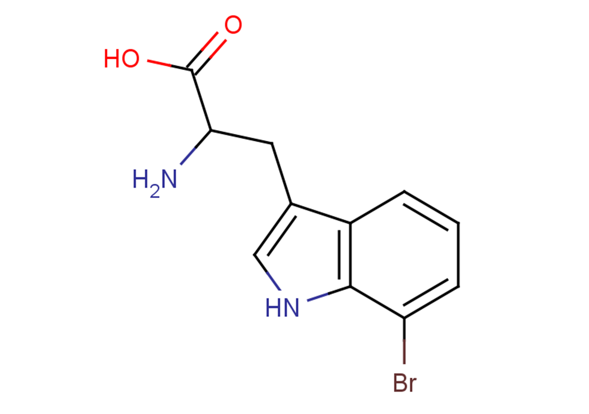 2-amino-3-(7-bromo-1H-indol-3-yl)propanoic acid