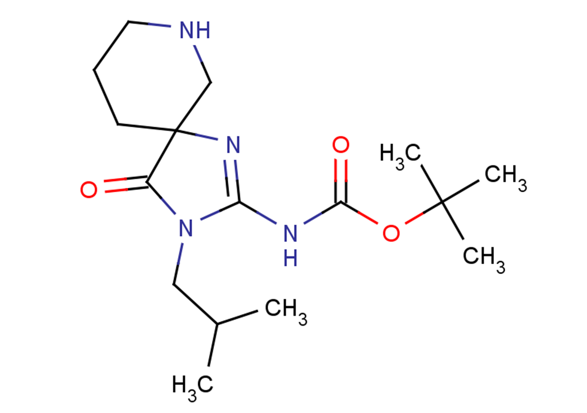tert-butyl N-[3-(2-methylpropyl)-4-oxo-1,3,7-triazaspiro[4.5]dec-1-en-2-yl]carbamate