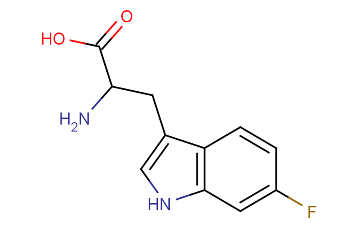 2-amino-3-(6-fluoro-1H-indol-3-yl)propanoic acid