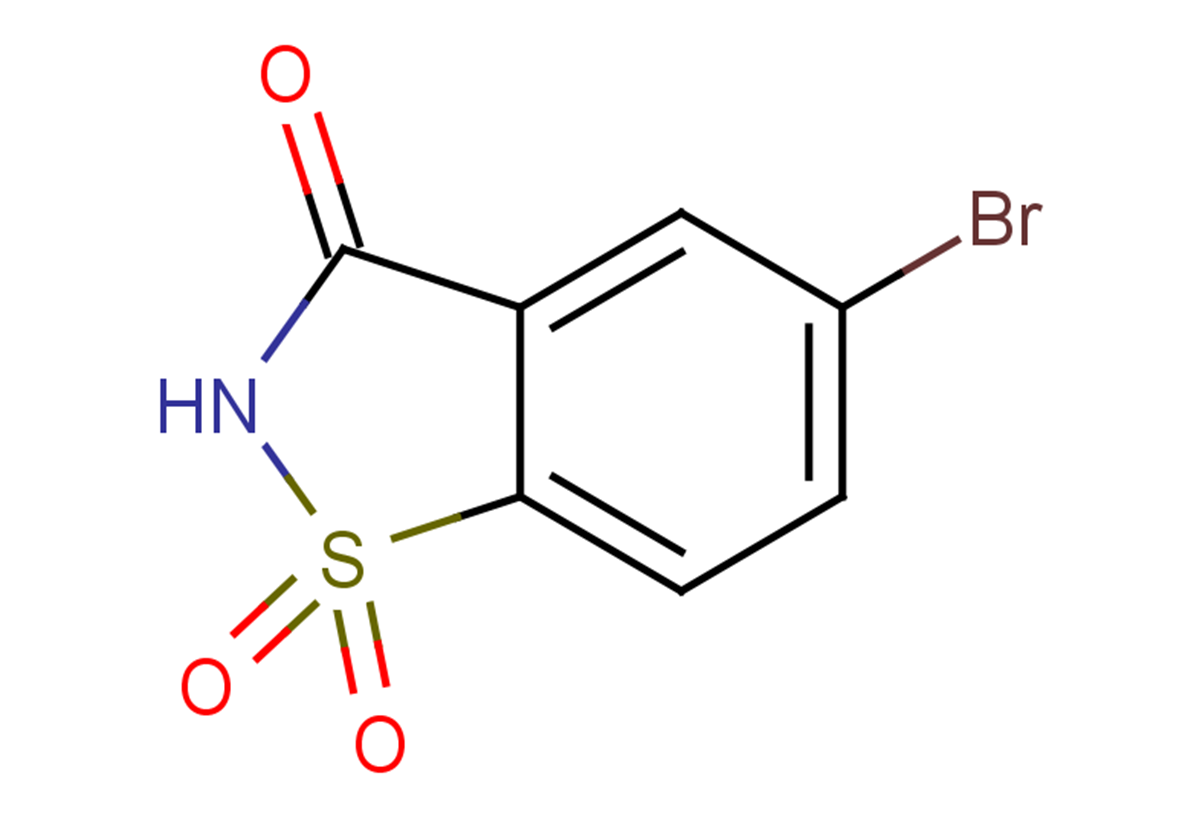 5-bromo-2,3-dihydro-1$l^{6},2-benzothiazole-1,1,3-trione