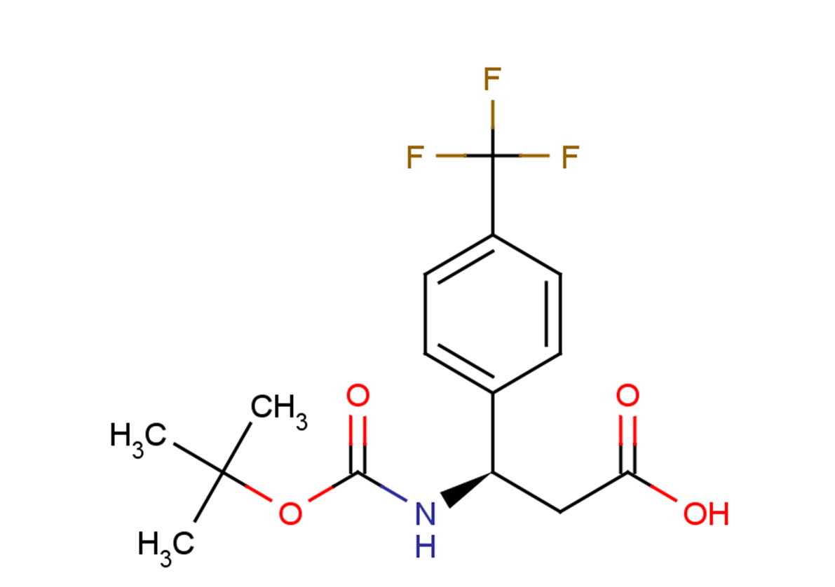 (3R)-3-{[(tert-butoxy)carbonyl]amino}-3-[4-(trifluoromethyl)phenyl]propanoic acid