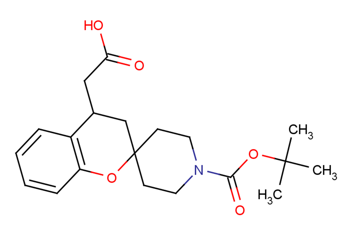 2-{1'-[(tert-butoxy)carbonyl]-3,4-dihydrospiro[1-benzopyran-2,4'-piperidine]-4-yl}acetic acid