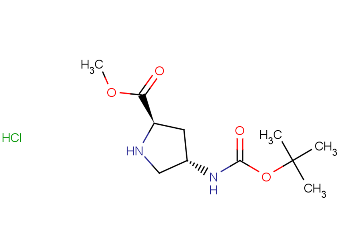 methyl (2R,4S)-4-{[(tert-butoxy)carbonyl]amino}pyrrolidine-2-carboxylate hydrochloride