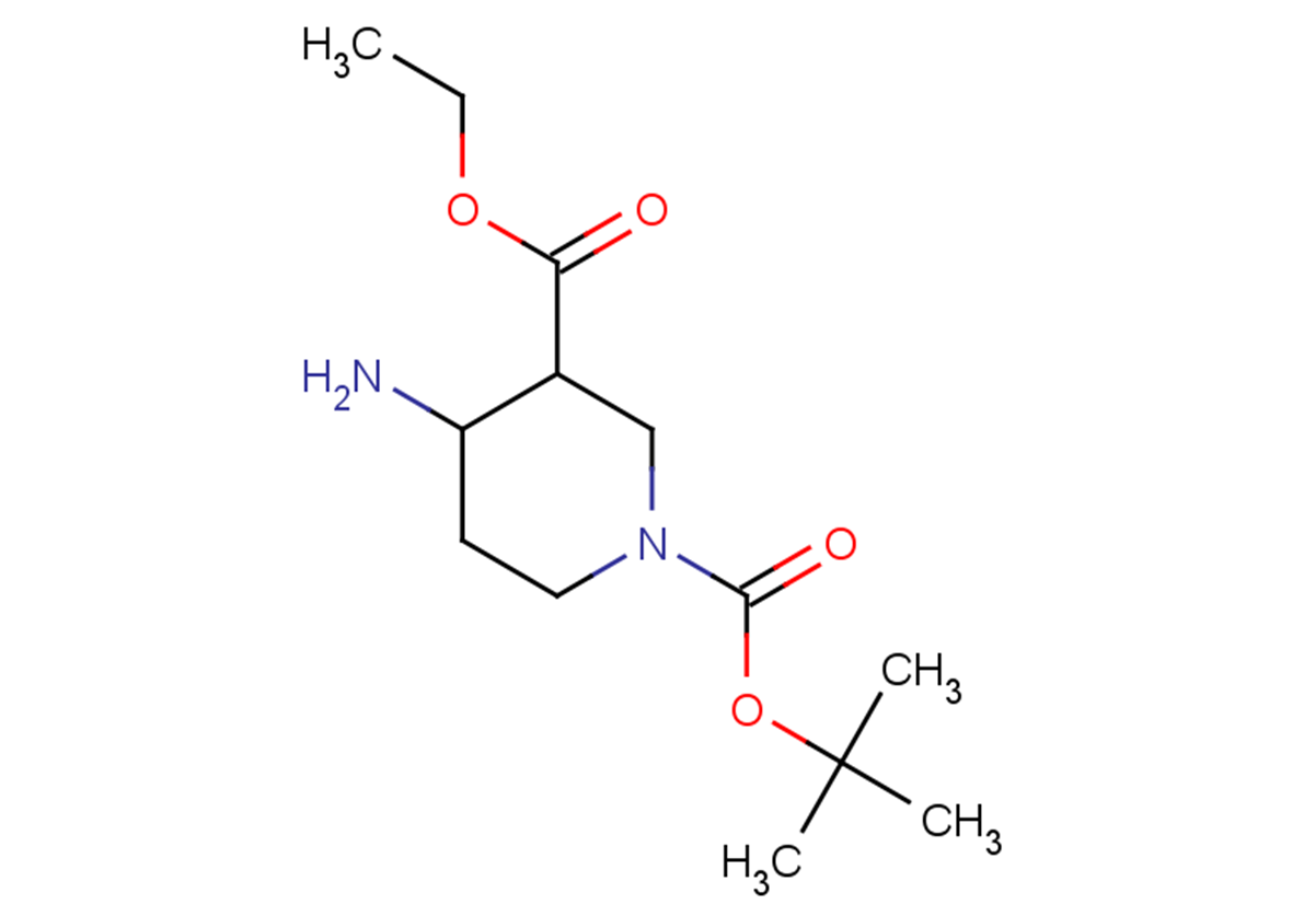 1-tert-butyl 3-ethyl 4-aminopiperidine-1,3-dicarboxylate