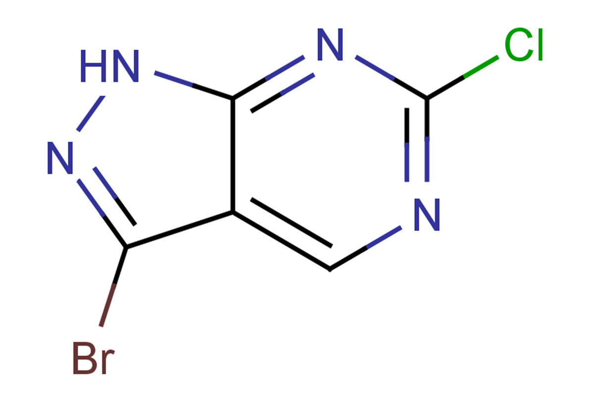 3-bromo-6-chloro-1H-pyrazolo[3,4-d]pyrimidine