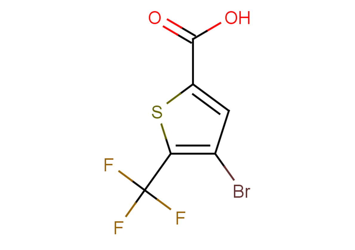 4-bromo-5-(trifluoromethyl)thiophene-2-carboxylic acid