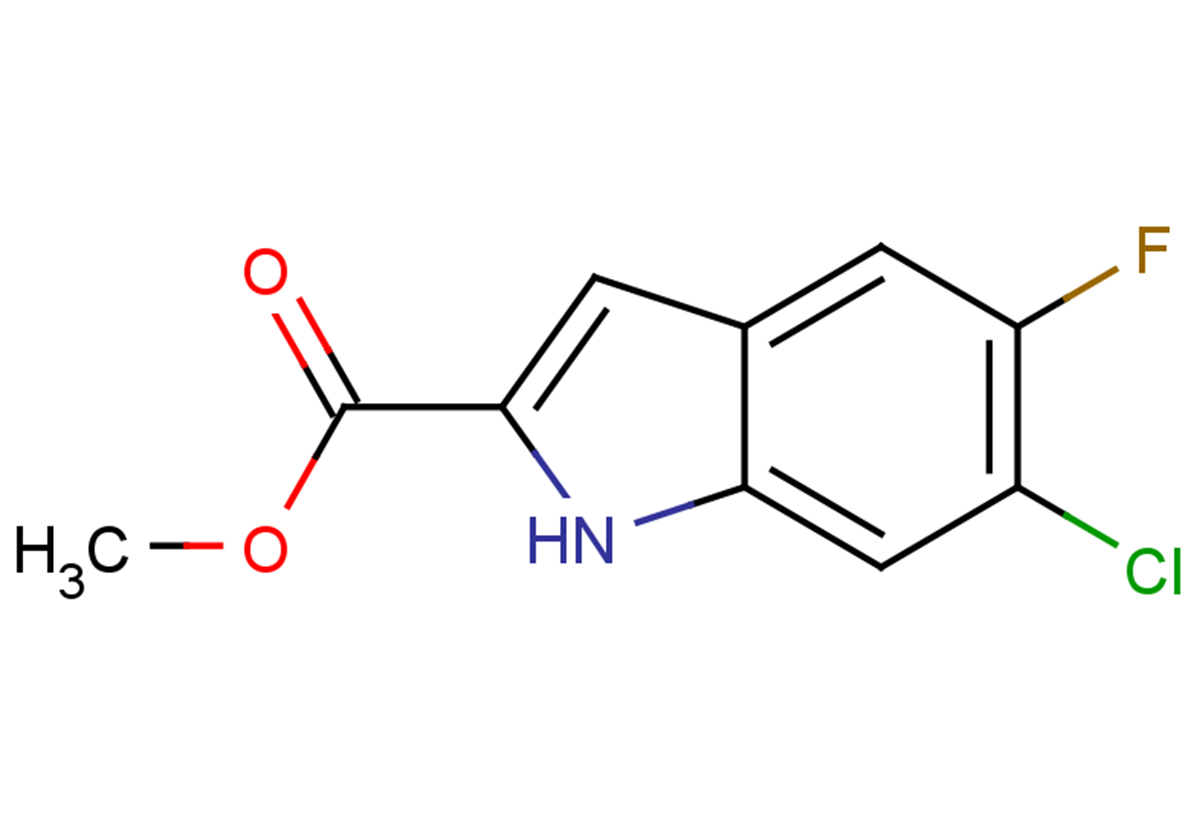 methyl 6-chloro-5-fluoro-1H-indole-2-carboxylate
