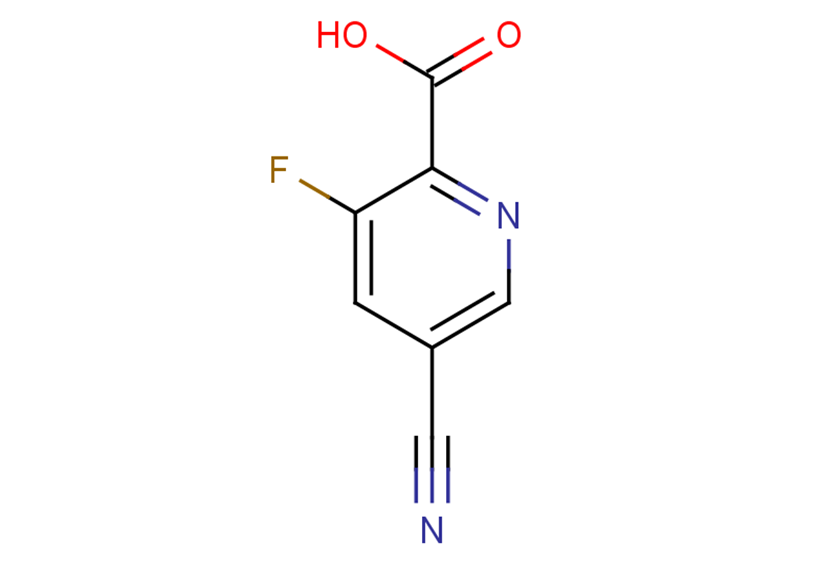 5-cyano-3-fluoropyridine-2-carboxylic acid
