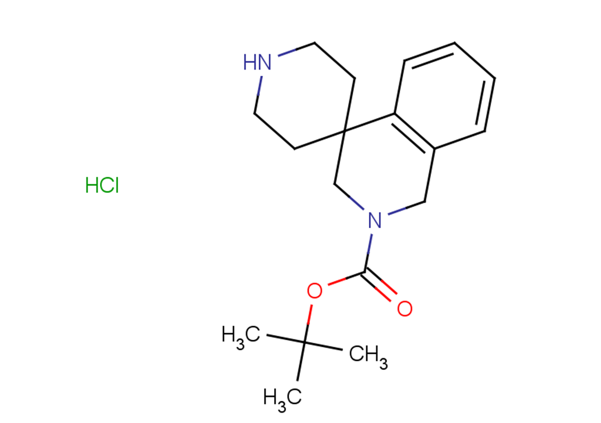 tert-butyl 2,3-dihydro-1H-spiro[isoquinoline-4,4'-piperidine]-2-carboxylate hydrochloride