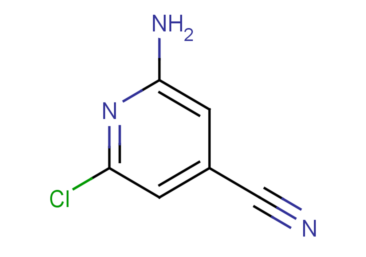 2-amino-6-chloropyridine-4-carbonitrile