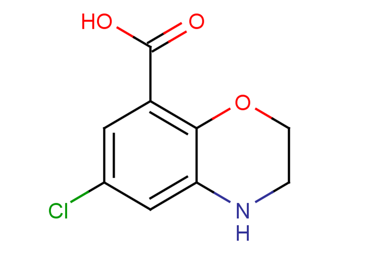 6-chloro-3,4-dihydro-2H-1,4-benzoxazine-8-carboxylic acid