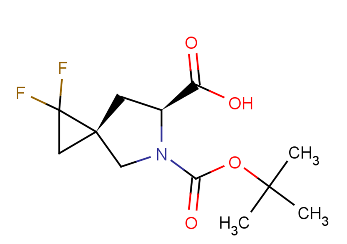 (3S,6S)-5-[(tert-butoxy)carbonyl]-1,1-difluoro-5-azaspiro[2.4]heptane-6-carboxylic acid