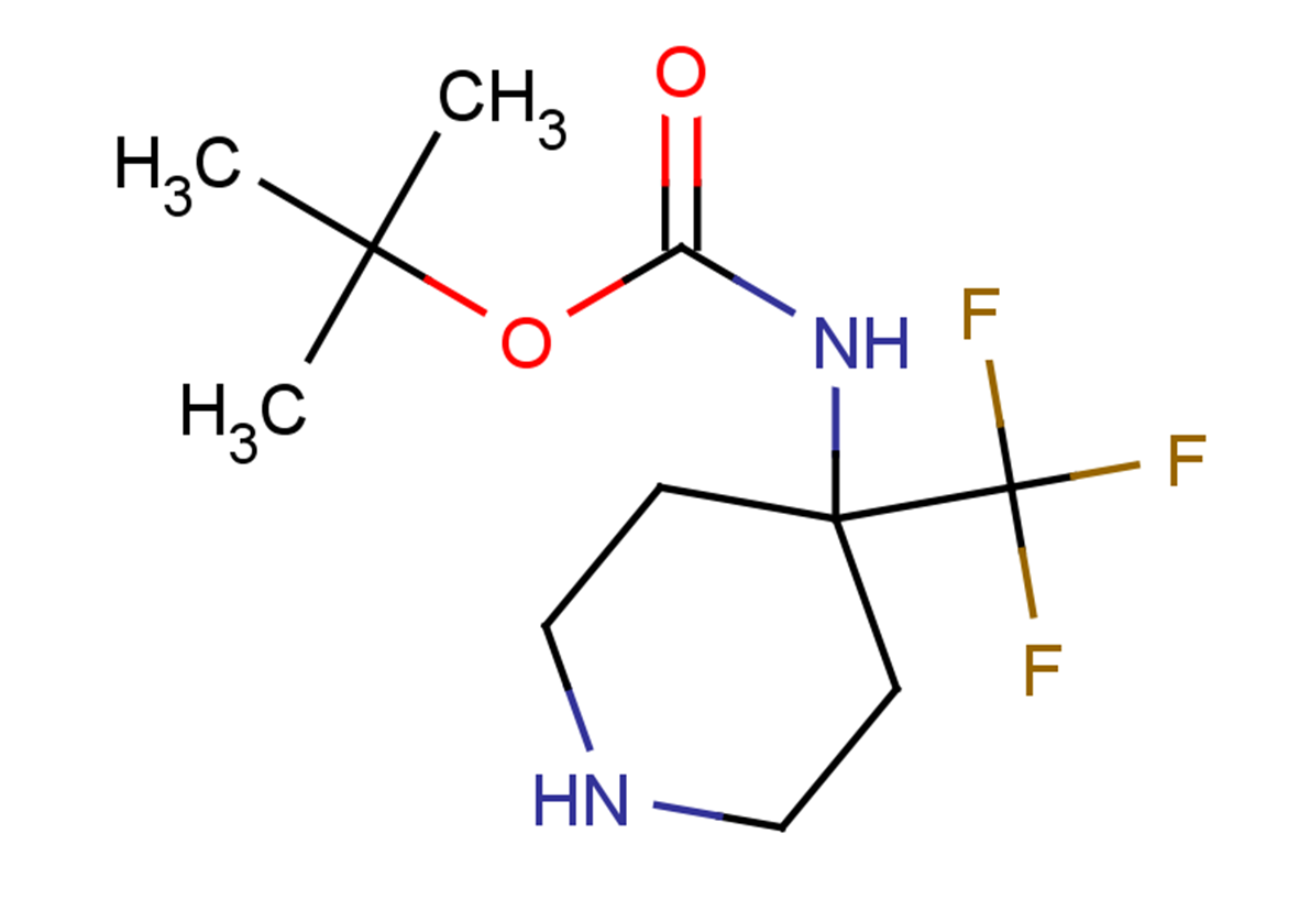 tert-butyl N-[4-(trifluoromethyl)piperidin-4-yl]carbamate