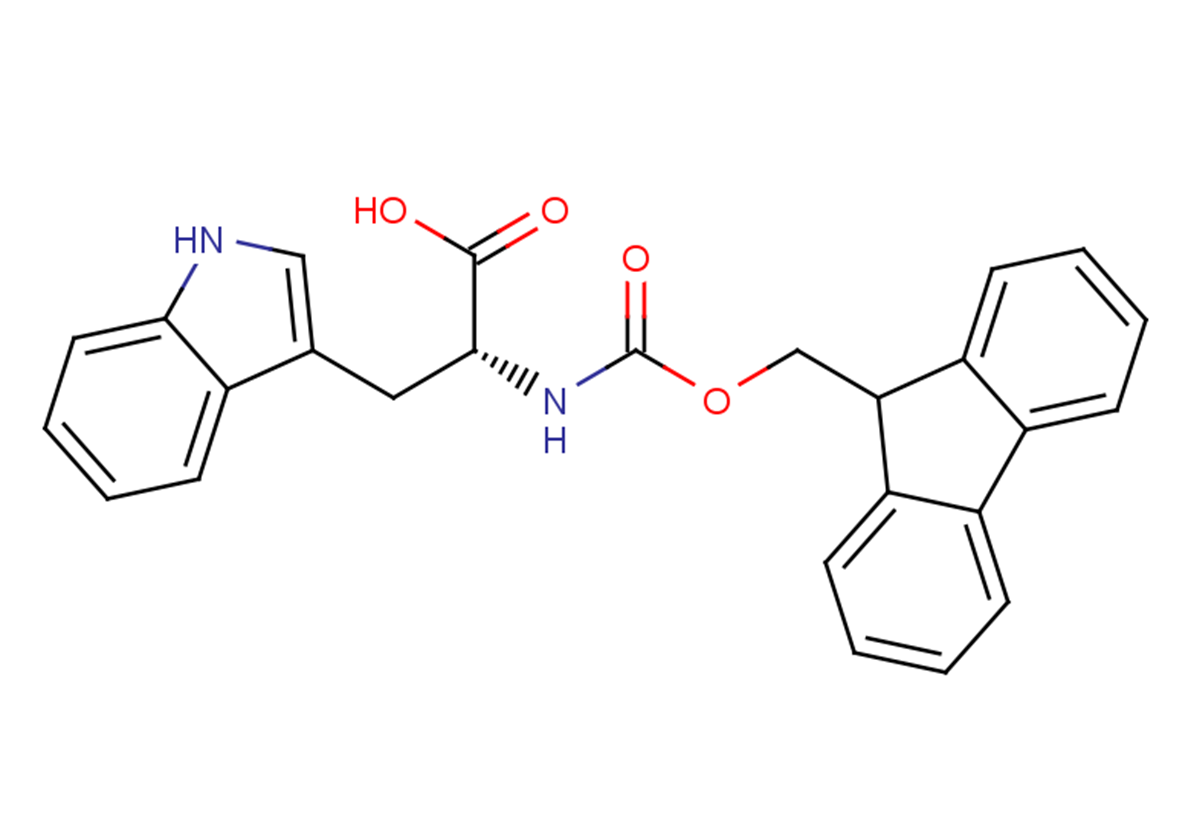 (2R)-2-{[(9H-fluoren-9-ylmethoxy)carbonyl]amino}-3-(1H-indol-3-yl)propanoic acid