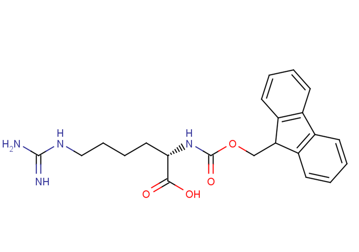 (2S)-6-carbamimidamido-2-{[(9H-fluoren-9-ylmethoxy)carbonyl]amino}hexanoic acid