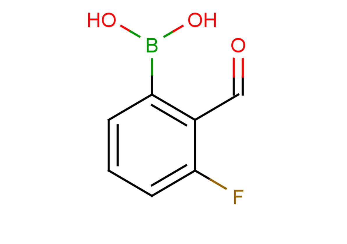 2-(dihydroxyboranyl)-6-fluorobenzaldehyde