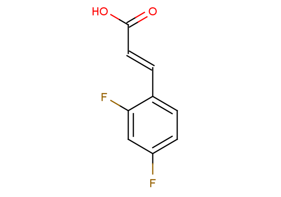 (2E)-3-(2,4-difluorophenyl)prop-2-enoic acid
