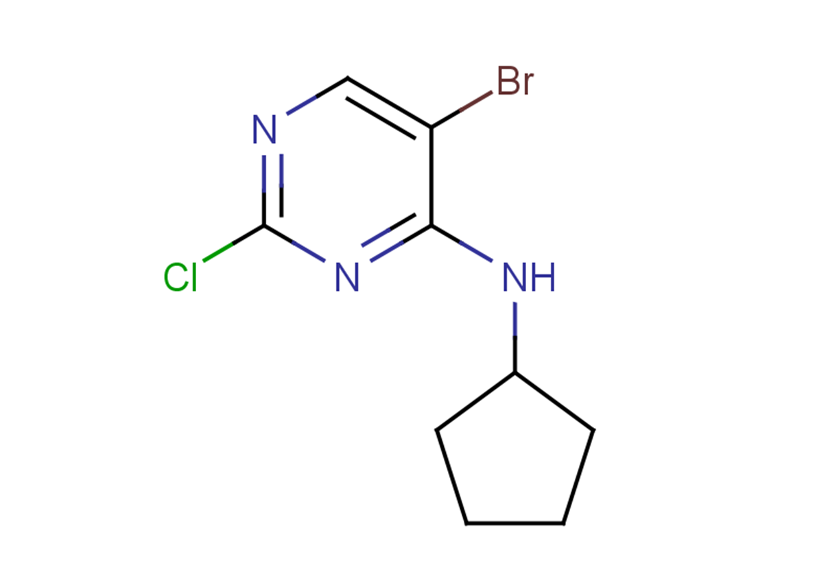 5-bromo-2-chloro-N-cyclopentylpyrimidin-4-amine